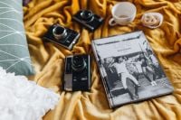 Kaboompics - Life on Instagram Book and Vintage Cameras