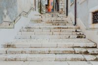Kaboompics - Worn Stone Steps Leading through Rovinj Old Town