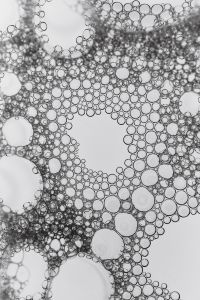 Kaboompics - Minimal Bubble Texture With Balanced Negative Space