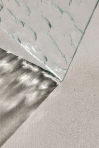 Kaboompics - Translucent Glass Panel Casting a Soft Shadow on Neutral Surface
