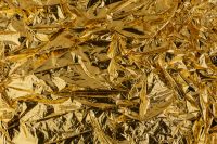 Kaboompics - Golden Foil Texture Background