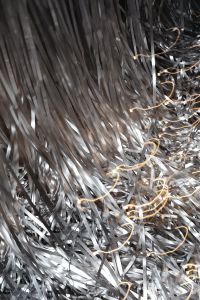 Kaboompics - Silver Tinsel and Gold Curly Streamers Close-Up