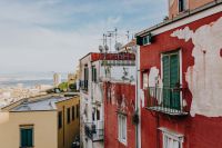 Kaboompics - Red Historic Facades Above the Naples Waterfront