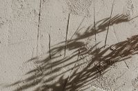 Kaboompics - Rough Beige Concrete Wall Texture with Diagonal Shadows