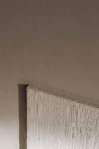 Kaboompics - Warm Taupe Wall with White Grooved Panel