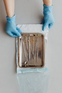 Kaboompics - Dental Instruments Prepared on Sterile Surgical Drape