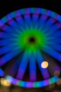 Night Ferris Wheel Bokeh
