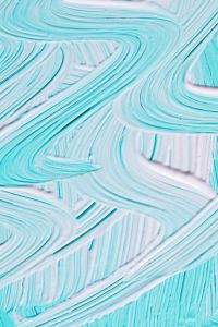 Kaboompics - Turquoise and Lilac Paint Lines in an Interlaced Pattern