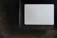 Kaboompics - Stylish workspace with MacBook computer on home or studio