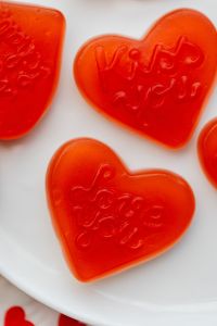 Kaboompics - Close-Up Orange Love You Heart Gummies