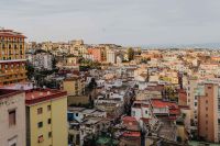 Kaboompics - Dense Naples Cityscape Viewed Over Foreground Trees