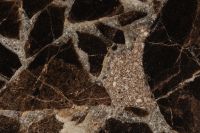 Kaboompics - Dark Brown Natural Stone Background with Cream Mineral Veins and Irregular Fractures