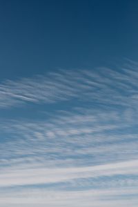 Kaboompics - Blue Sky with Wispy White Clouds for Weather and Background Designs
