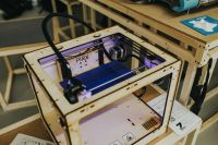 Kaboompics - Device in a wooden glass box