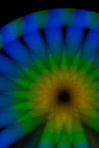 Kaboompics - Blurred Blue and Green Ferris Wheel Lights
