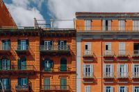 Kaboompics - Two-Tone Naples Tenement Facades With Balconies and Shutters