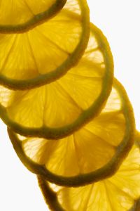 Kaboompics - Overlapping Lemon Slices in Warm Backlight
