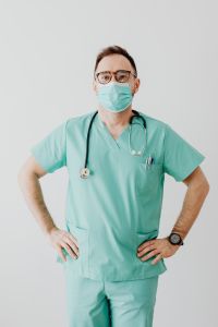 Kaboompics - Masked Doctor Standing With Hands on Hips
