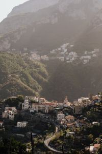 Kaboompics - Village Homes Scattered across Ravello Mountain Slope
