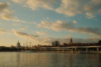 Kaboompics - Malaga Port Waterfront at Golden Hour