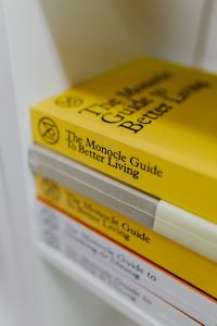 Many books in a bookstore