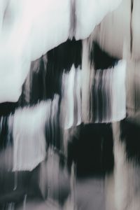 Kaboompics - Black And White Distorted Glass Texture Wallpaper