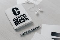 Kaboompics - Close-Up of Creative Mess Notebook and Pen