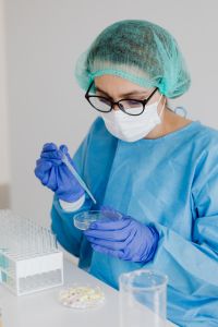 Kaboompics - Chemistry Teacher Preparing Materials for Science Class