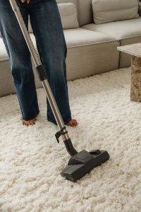 Kaboompics - Close-Up of Vacuum Cleaner on a Shaggy Rug