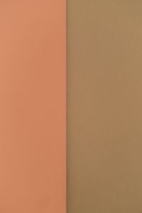 Kaboompics - Two Tone Wall Corner Salmon Pink and Olive Brown, Minimal Background