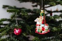 Kaboompics - Colorful Christmas Tree with Gift and Bauble Ornaments