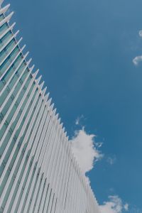 Kaboompics - Modern white building, EDP Headquarters of architect Aires Mateus, Lisbon, Portugal