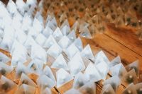 Kaboompics - Abstract White Light Installation on a Wooden Floor