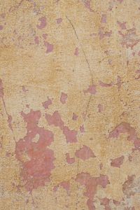 Kaboompics - Distressed Yellow Plaster with Crack
