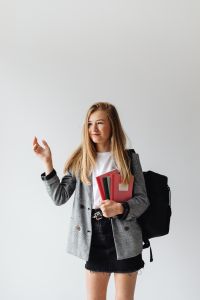 Kaboompics - Young Student Holding Backpack at Home