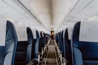 Kaboompics - Empty airplane seats in the cabin