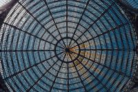 Kaboompics - Radial Glass Dome Pattern Inside Galleria Umberto I
