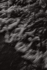 Kaboompics - Black and White Ocean Current with Diagonal Motion Blur
