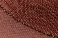 Kaboompics - Brown sheer textile fold with gold chain seam macro