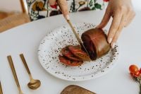 Kaboompics - Close-Up of Slicing a Round Vegetable
