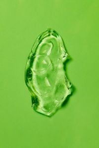 Kaboompics - Green Gel Drop on a Lime Background