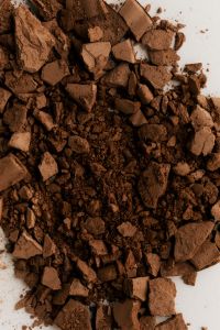 Kaboompics - Crushed Brown Makeup Powder Pieces