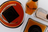 Kaboompics - Amber Perfume Liquid Abstract Texture
