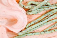 Kaboompics - Soft-Focus Pink Cream and Mint-Green Skincare Product Swirls