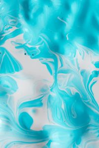 Kaboompics - Deep Turquoise Marble Swirls, Vertical Abstract Background