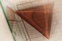 Kaboompics - Blurred Red Set Square in Geometric Composition