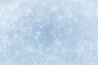 Kaboompics - Soft Bubble Foam Texture On Light Blue Background
