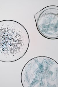 Kaboompics - Microplastic Particles In Petri Dishes On White Background