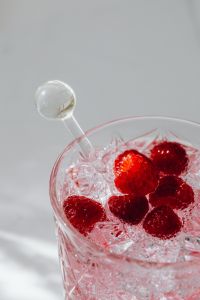 Kaboompics - Close Up Raspberry Cocktail With Berries