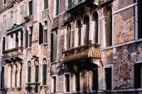 Kaboompics - Venetian Gothic Arches and Balconies on a Historic Brick Facade